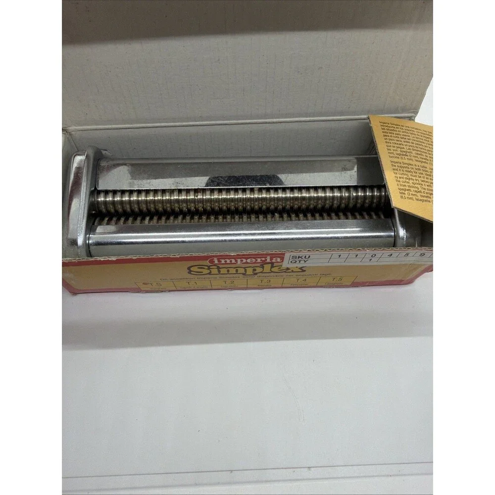 New Attachment For Noodle Machine Imperia Simplex SPAGHETTI COD. 275 WITH BOX